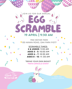 Egg Scramble flyer 2025