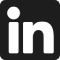 linkedin icon black