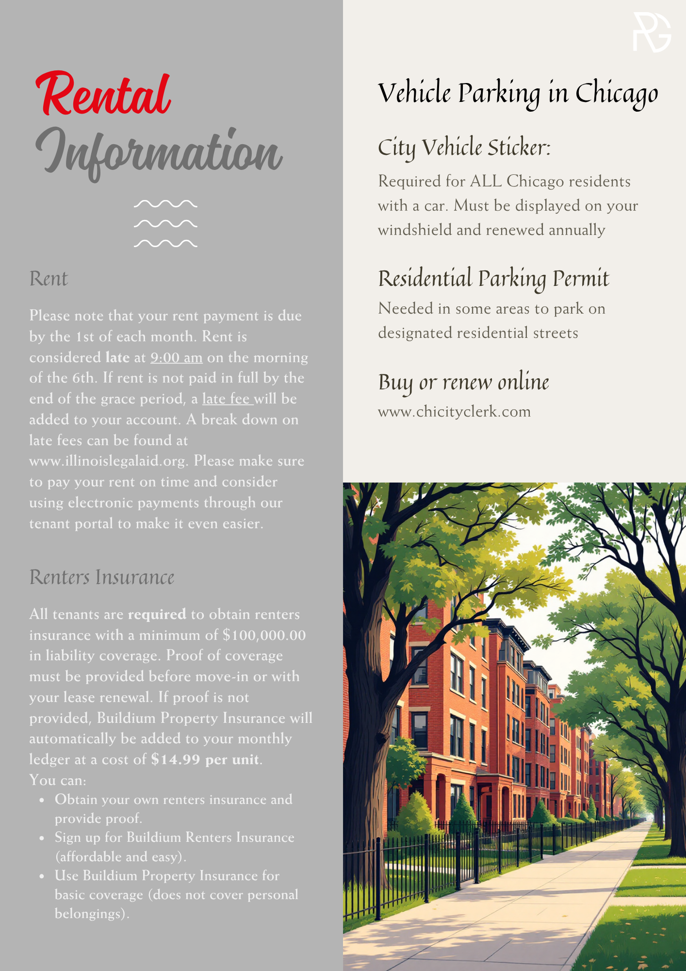 Rental Info