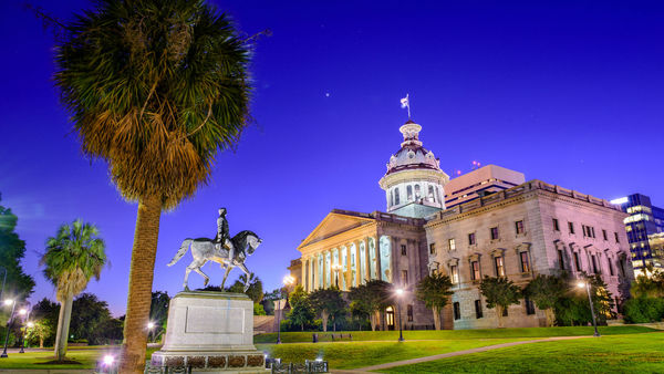 Columbia, South Carolina, USA at the State House