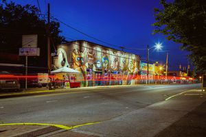 NoDa’s North Davidson Street with murals