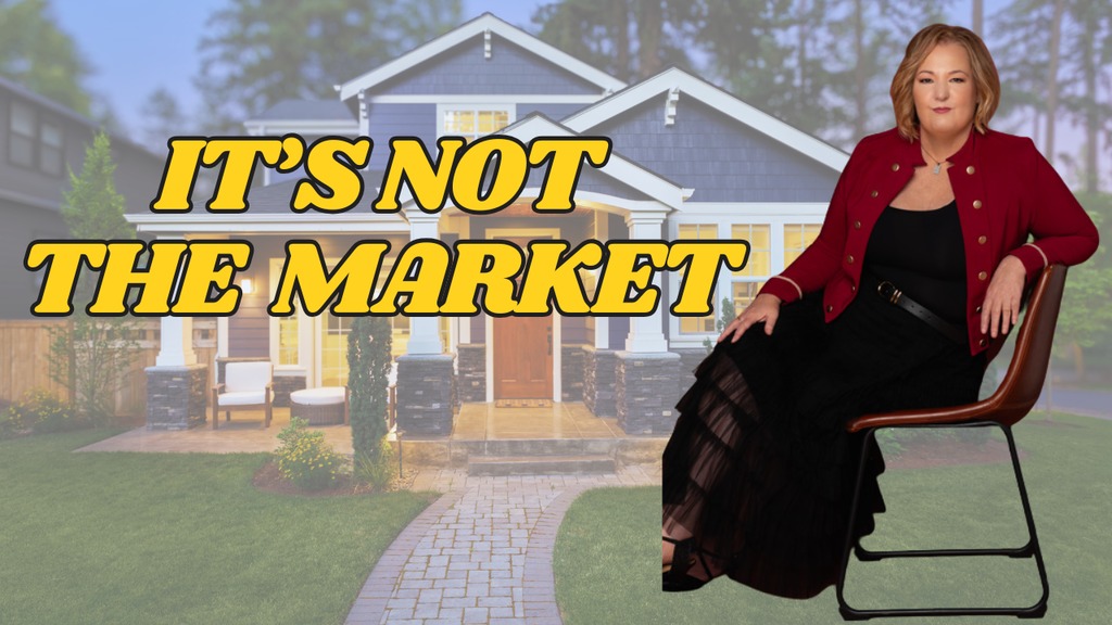 Thumbnail image showing Charlotte real estate broker Maureen Mahood with the text “It’s Not the Market