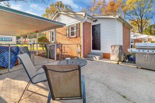 2400 Markham Court Charlotte NC backyard