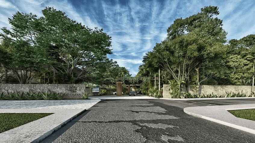 Main-entrance-Hacienda-Xcanatun-Residences