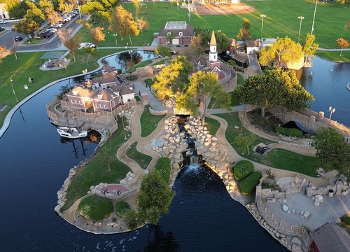 Heritage-Park-Cerritos-California-at-Sunset