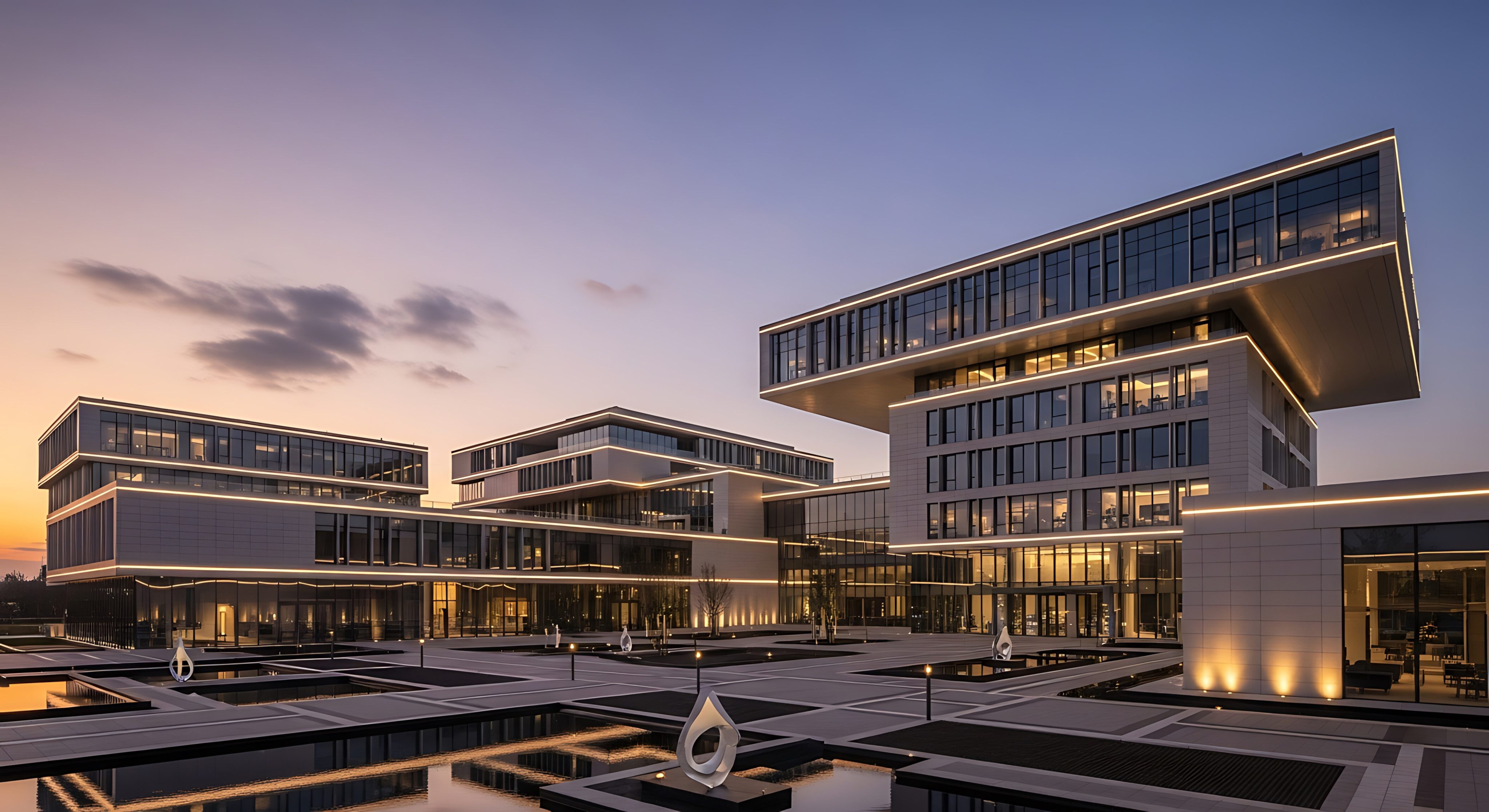 —Pngtree—sleek modern office buildings and_19545503