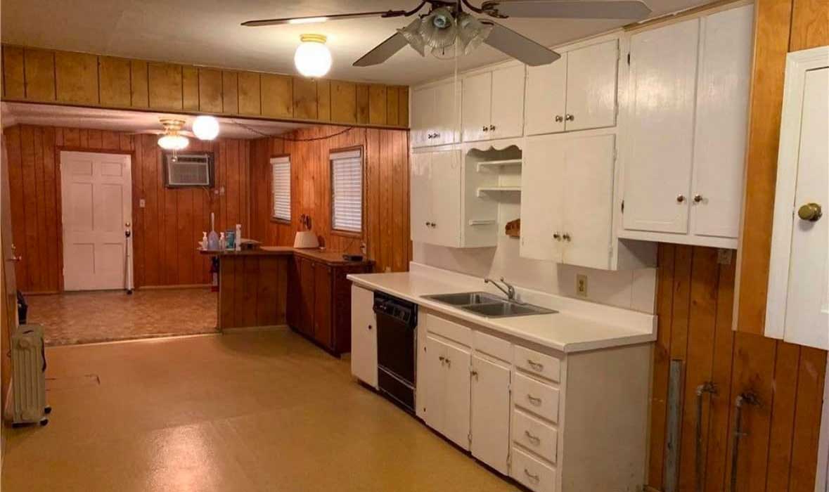 Before renovation photo of a Temple Texas investment property showing rehab potential