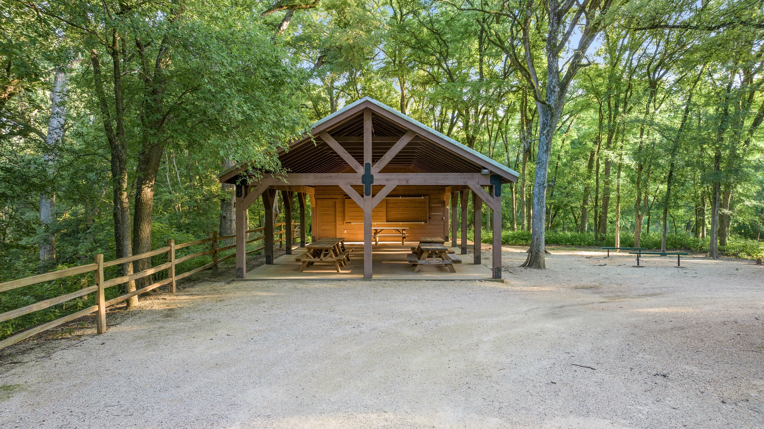Community pavilion at Three Creeks