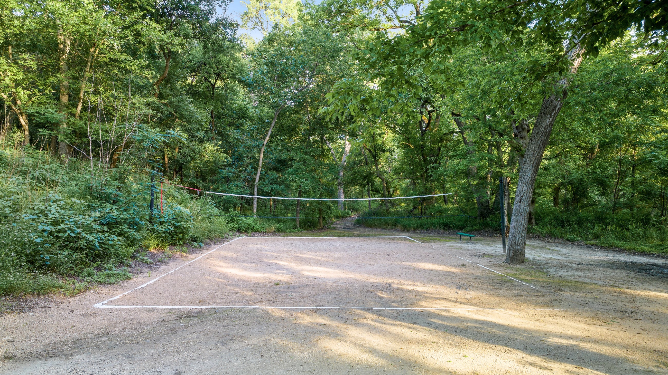 Sand volleyball courts at Three Creeks