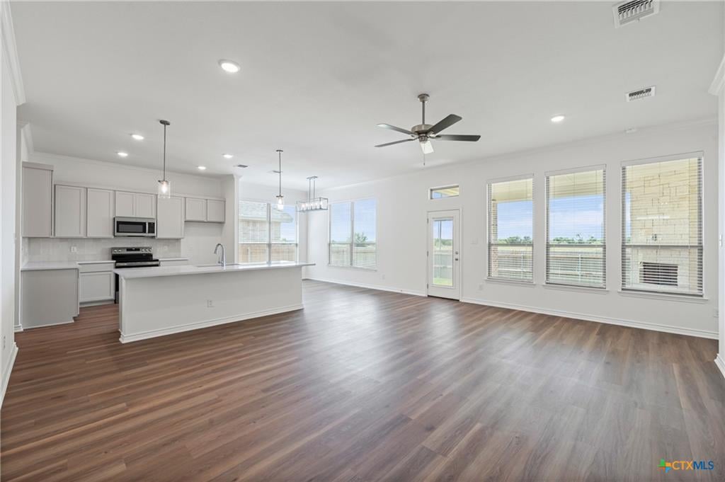 Open concept floor plan Hills of Westwood
