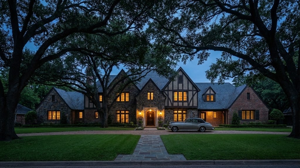 Historic downtown Temple Texas neighborhood