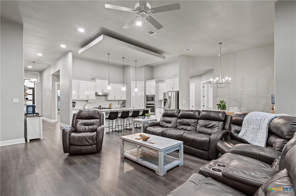 Arnold Design open concept living and kitchen in Legacy Ranch Phase 1