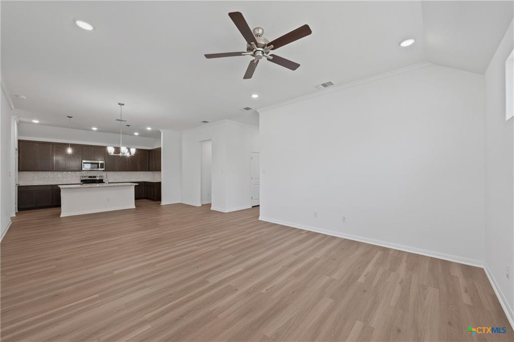 The Parks at Westfield open concept interior, Temple TX