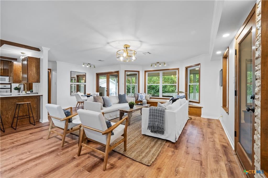 Western Hills renovated living room