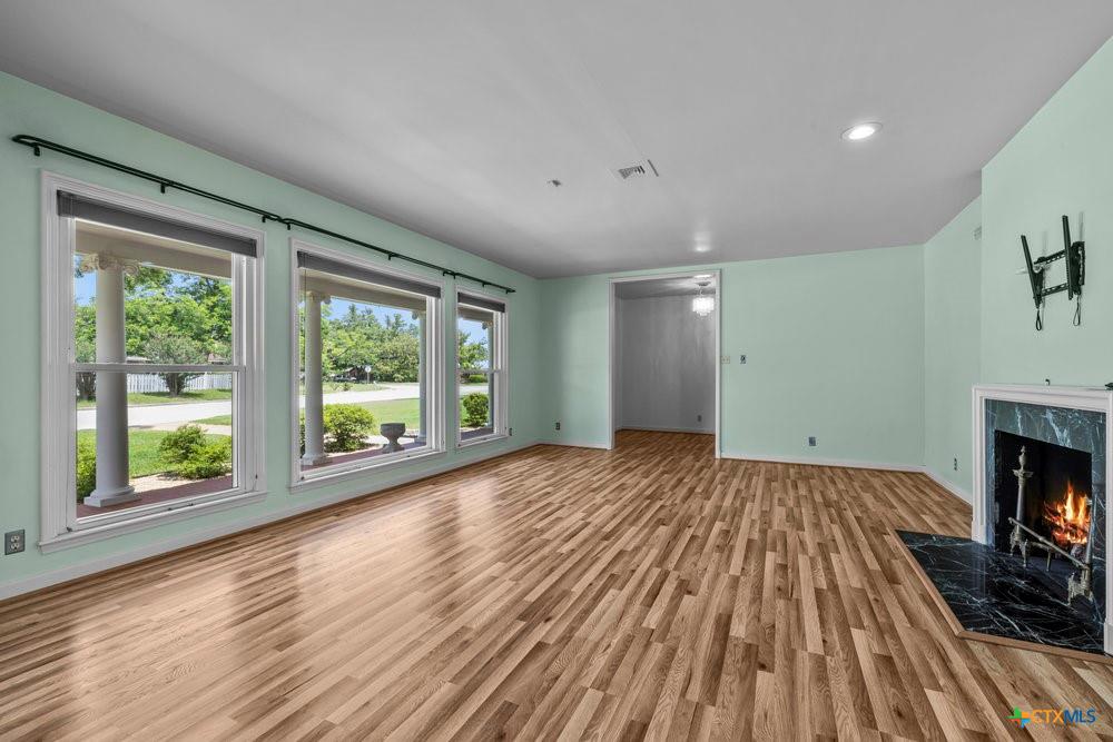 Original period windows in a North Central Temple Historic District home showing craftsmanship details
