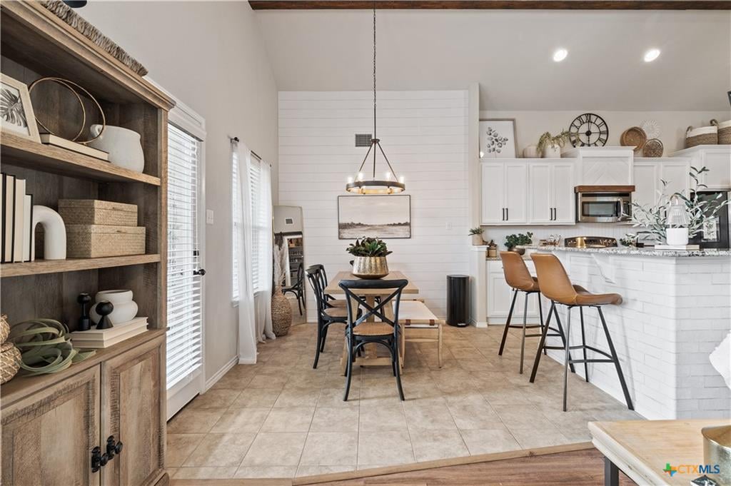 Dining area in Alta Vista Temple TX production home