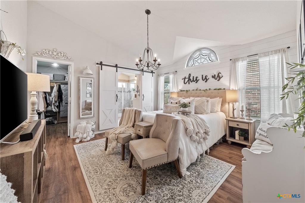 Master bedroom in an Alta Vista Temple TX home