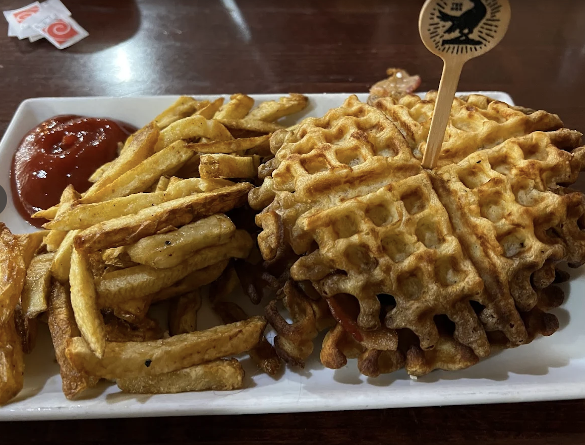 Waffle fries at Bird Creek Burger Co in Temple TX