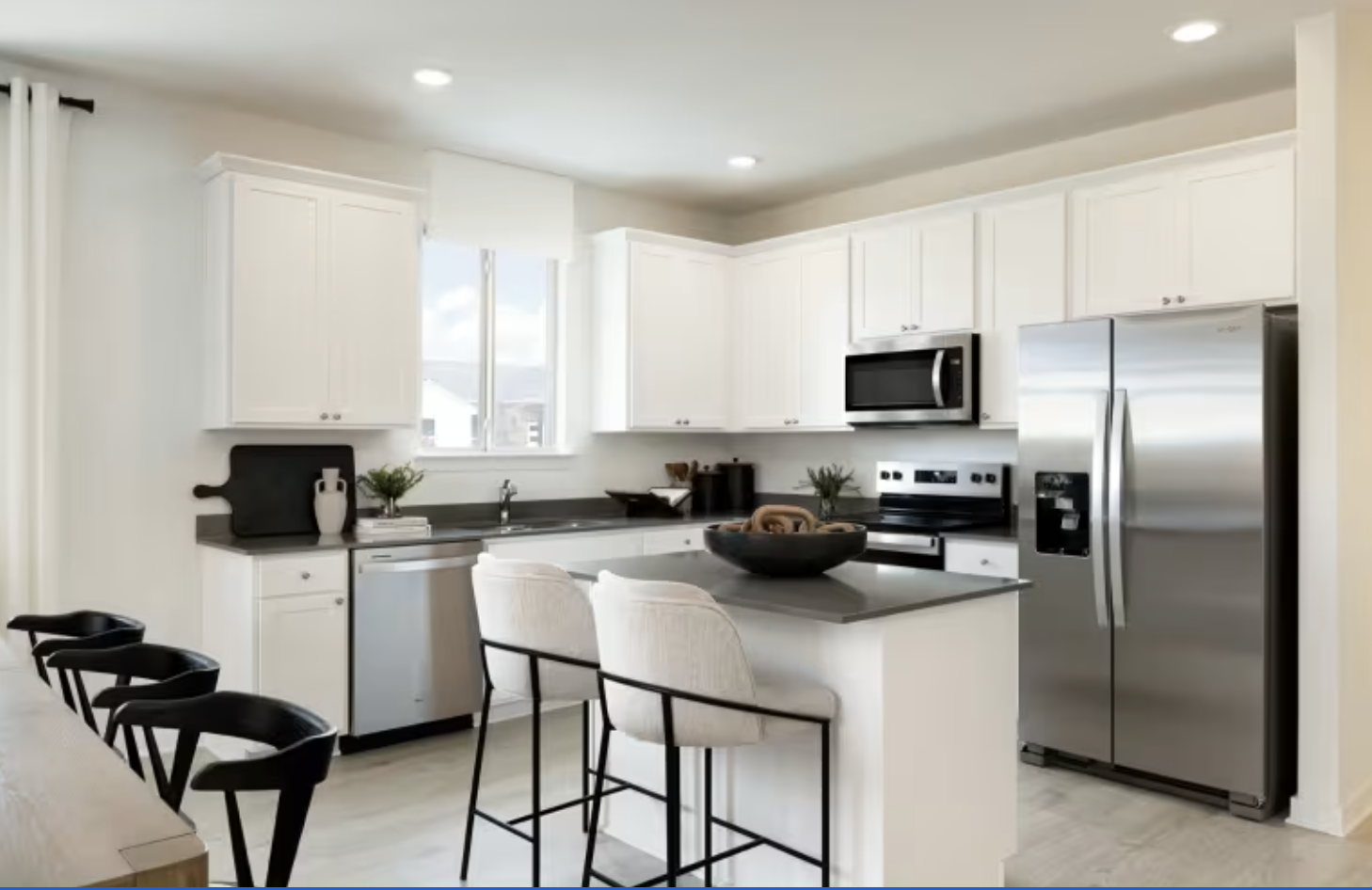 Centex kitchen with granite countertops and 42-inch uppers