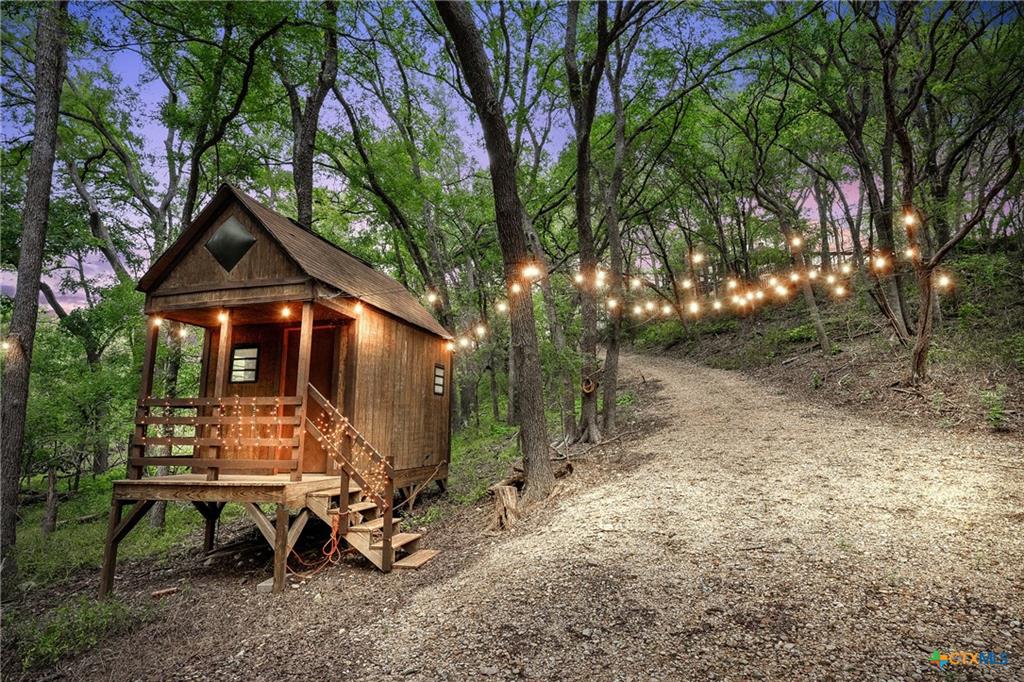 Mature hardwood canopy in the Cliffs of Canyon Creek showing bluff terrain