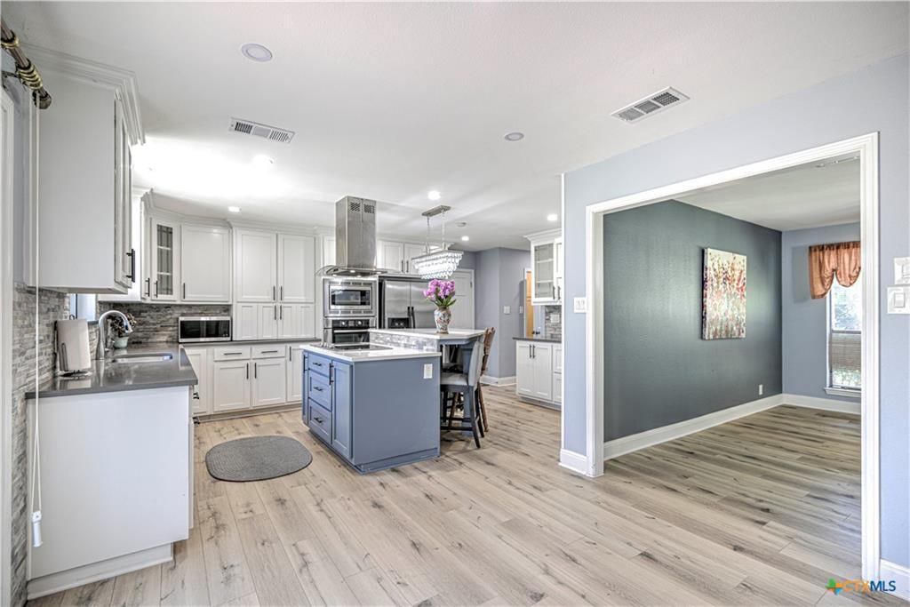 Renovated kitchen with granite and stainless in Cliffs of Canyon Creek