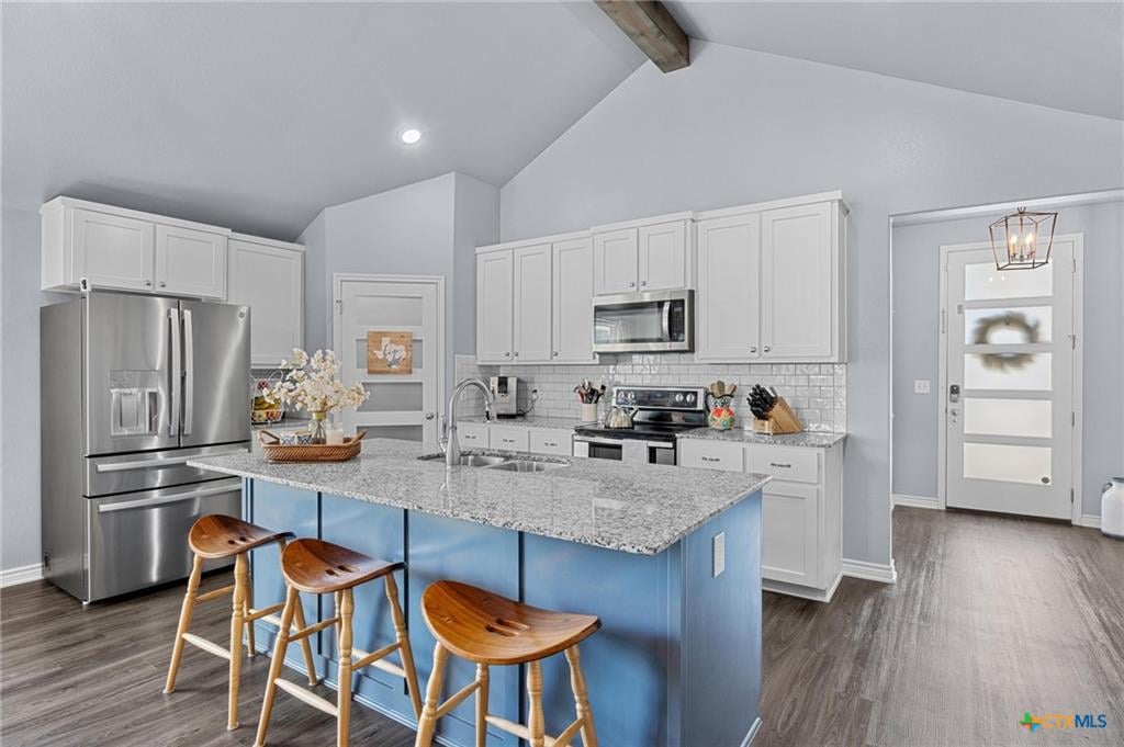 Flintrock Builders kitchen with island and modern finishes