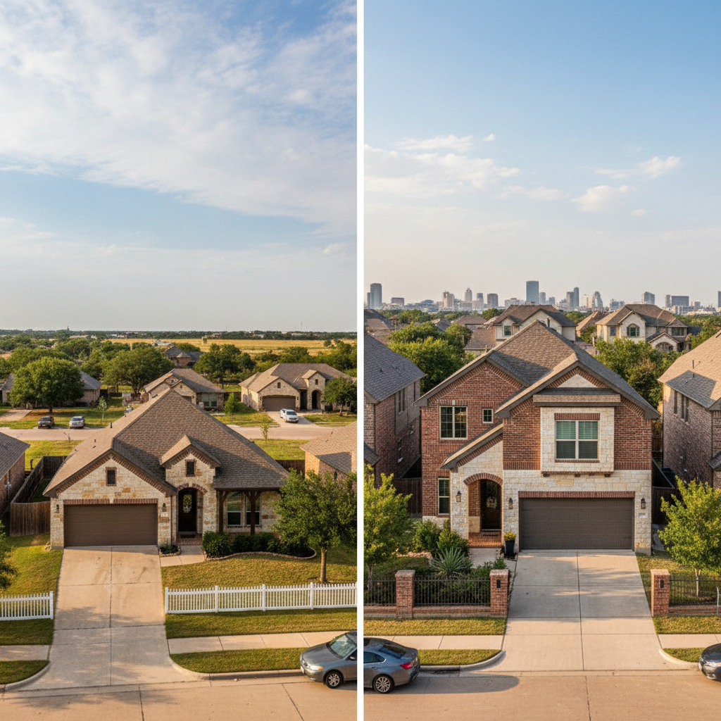 Housing comparison between Temple and Waco Texas residential properties