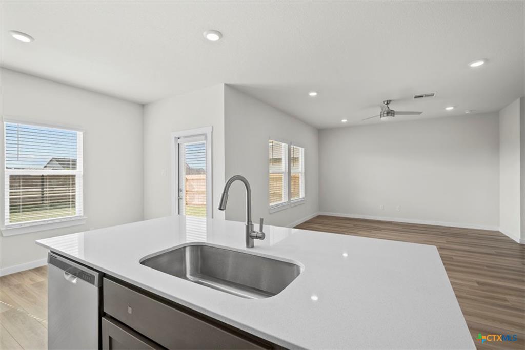 Pecan Creek kitchen island