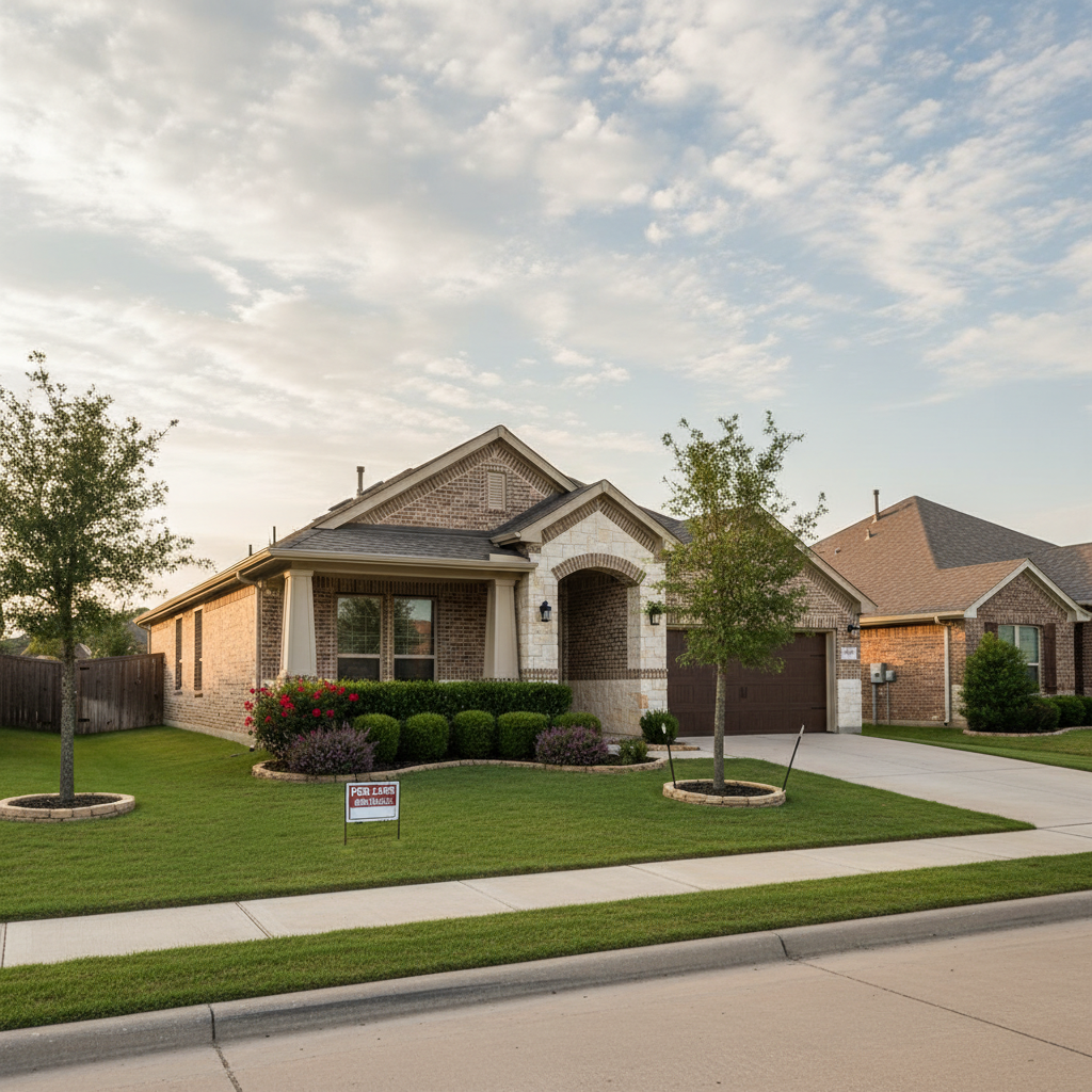 Rental property near Fort Cavazos showing typical single-family home used as military rental investment