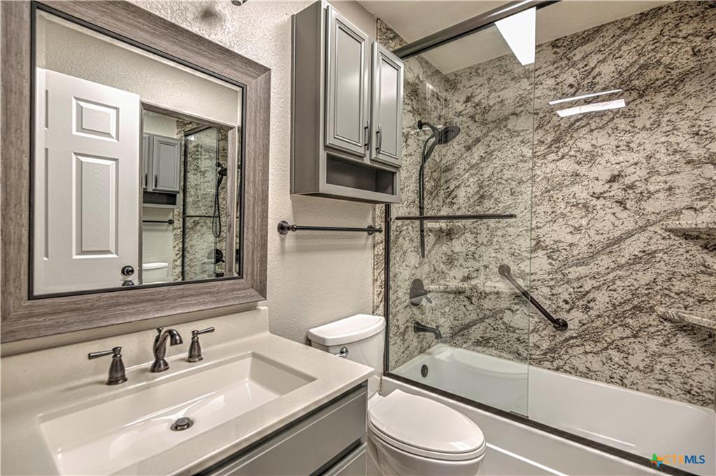 Updated bathroom in a Cimmaron home