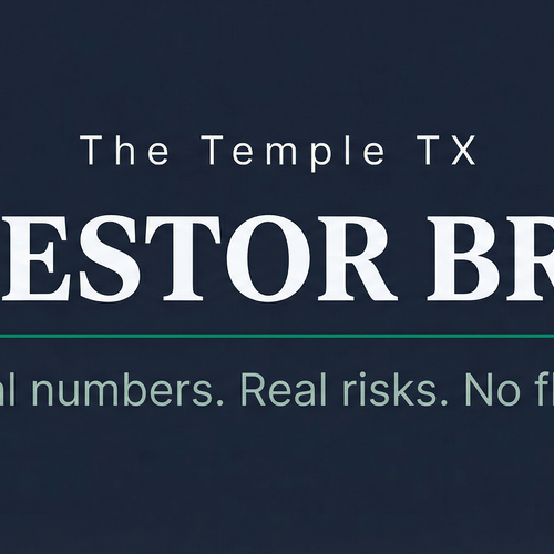 Top 5 Investor Neighborhoods in Temple TX | 2026