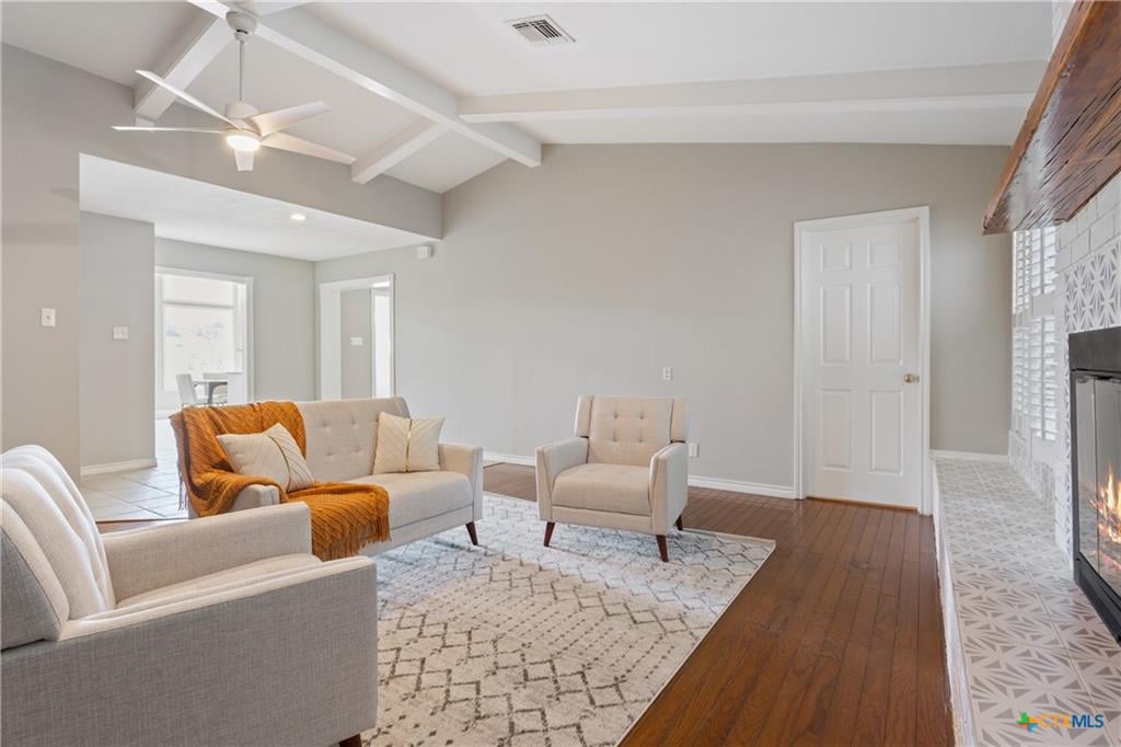 Open concept living area