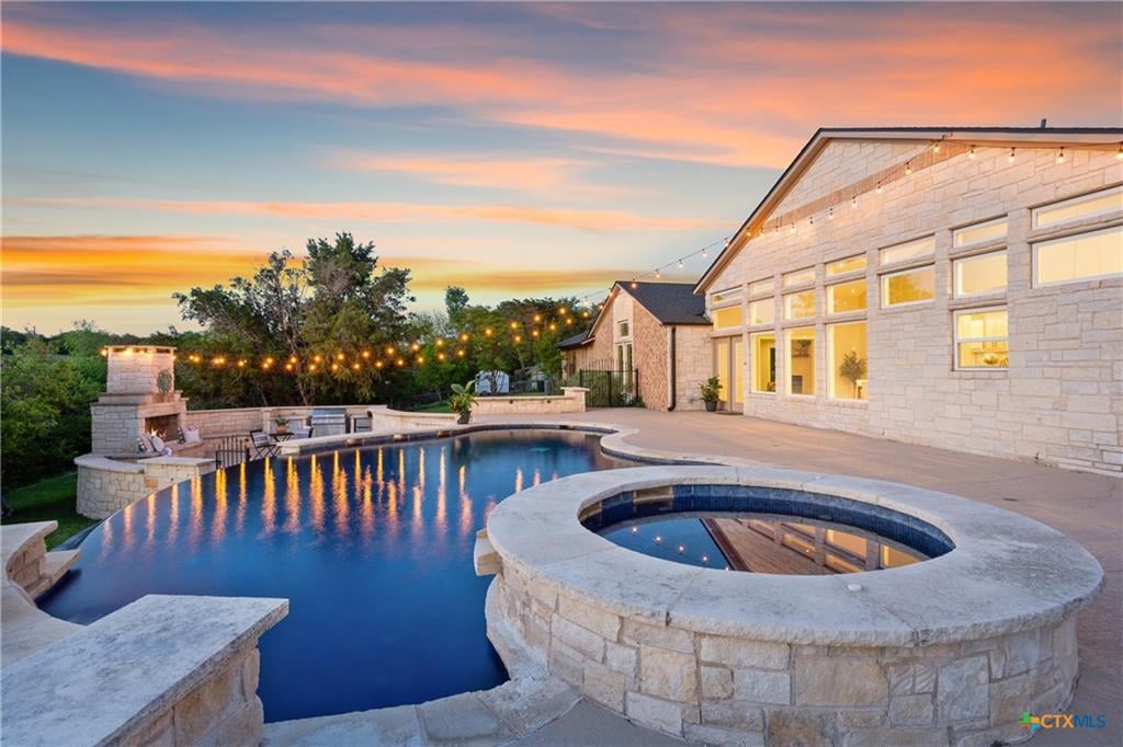 Luxury pool at a Morgan's Point Resort home — lifestyle upgrade pattern