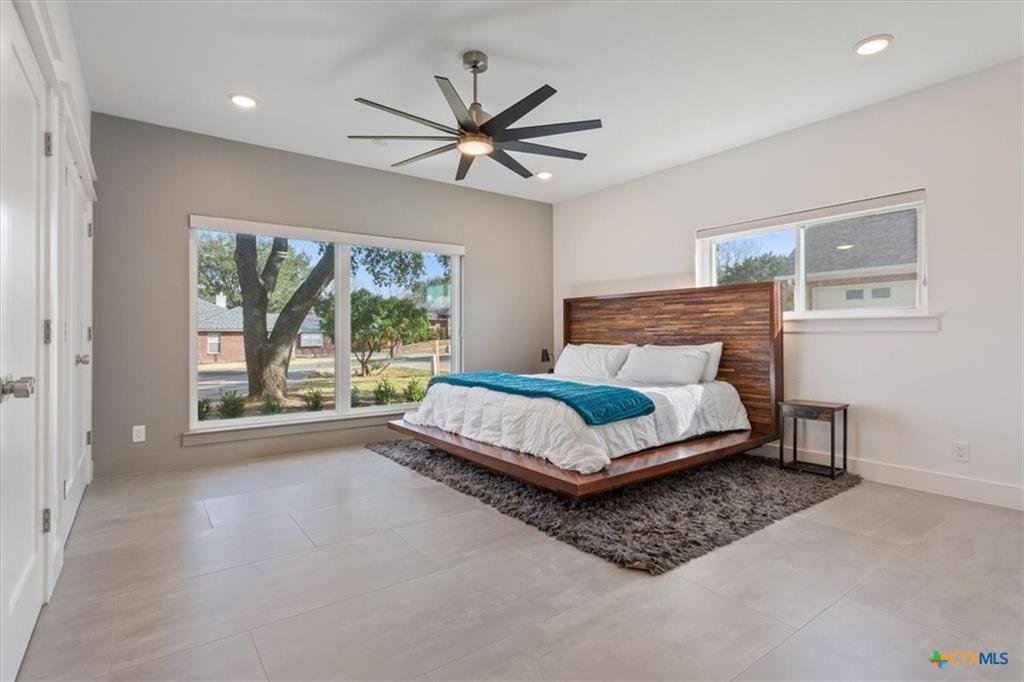 Master suite in a Mill Creek custom home