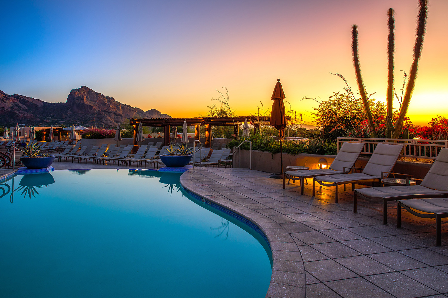 Hous with pool in Scottsdale arizona