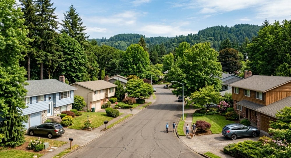 Rock Creek neighborhood homes in Happy Valley, Oregon