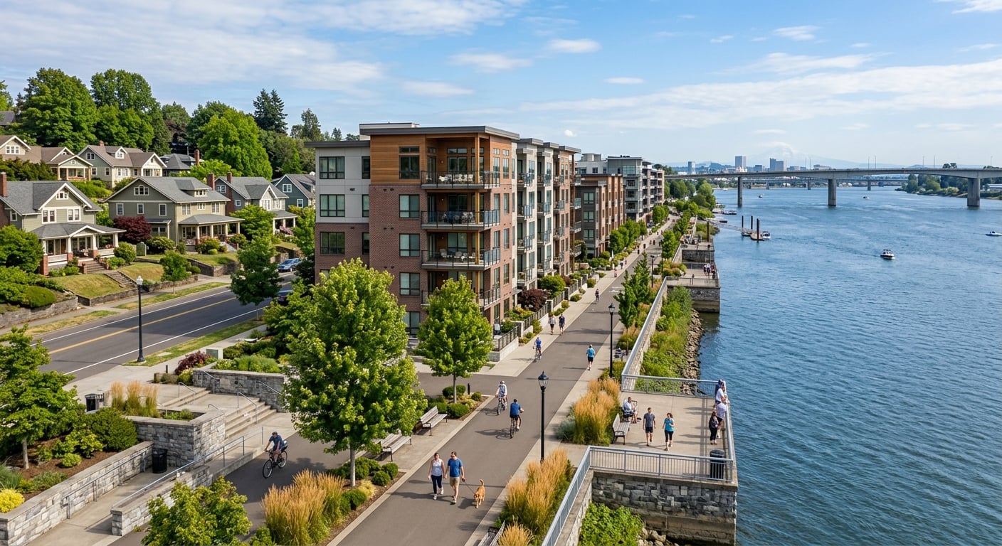 Columbia Way neighborhood homes in Vancouver, Washington