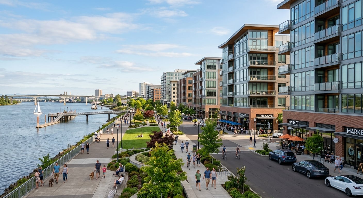 Downtown Vancouver neighborhood homes in Vancouver, Washington