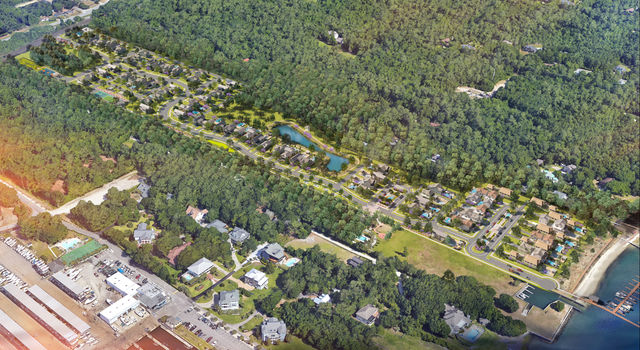 shoreline-carolina-beach-inlet-aerial