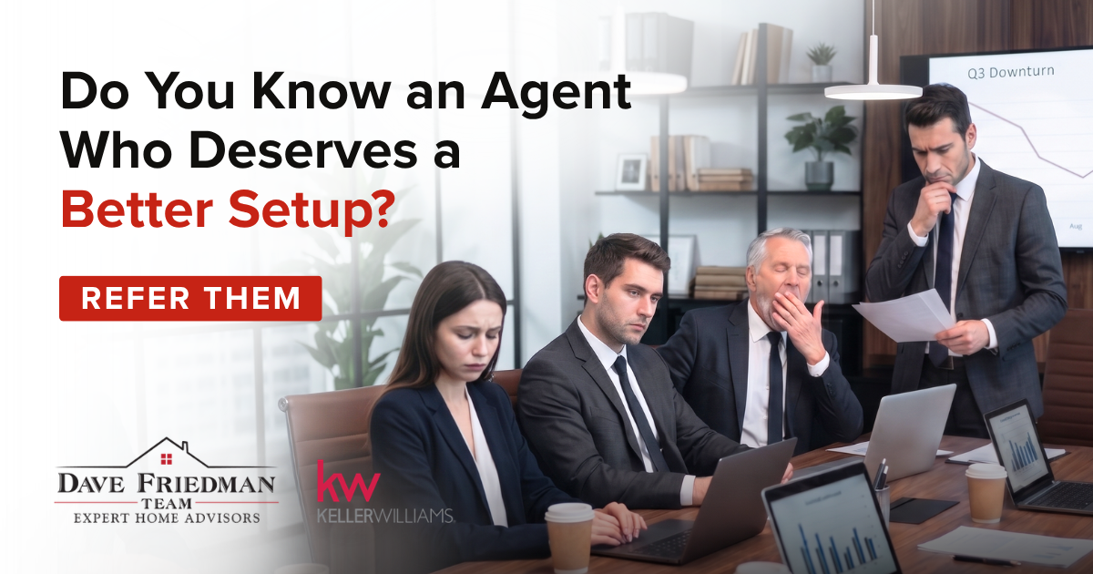 Do You Know an Agent Who Deserves a Better Setup
