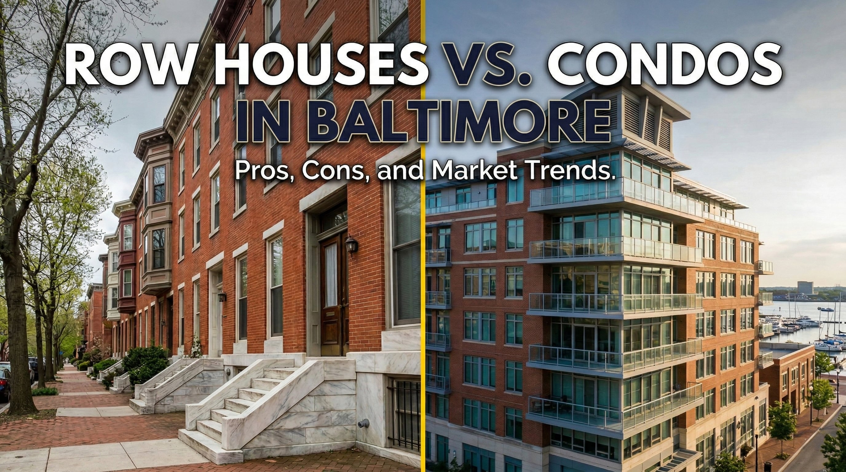 How to Choose Between Row Houses and Condos in Baltimore: Pros, Cons, and Market&hellip;