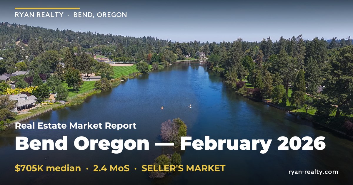 Bend Oregon Market Report February 2026 | Ryan Realty — Ryan Realty