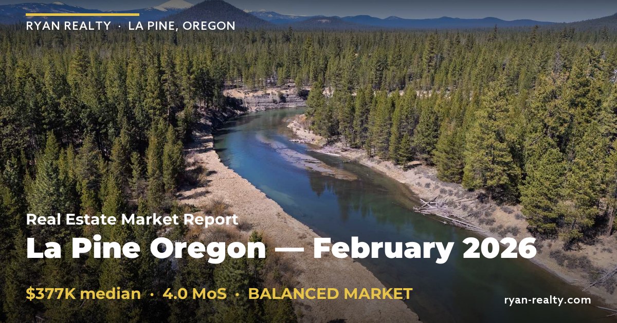 La Pine Oregon Market Report February 2026 | Ryan Realty — Ryan Realty