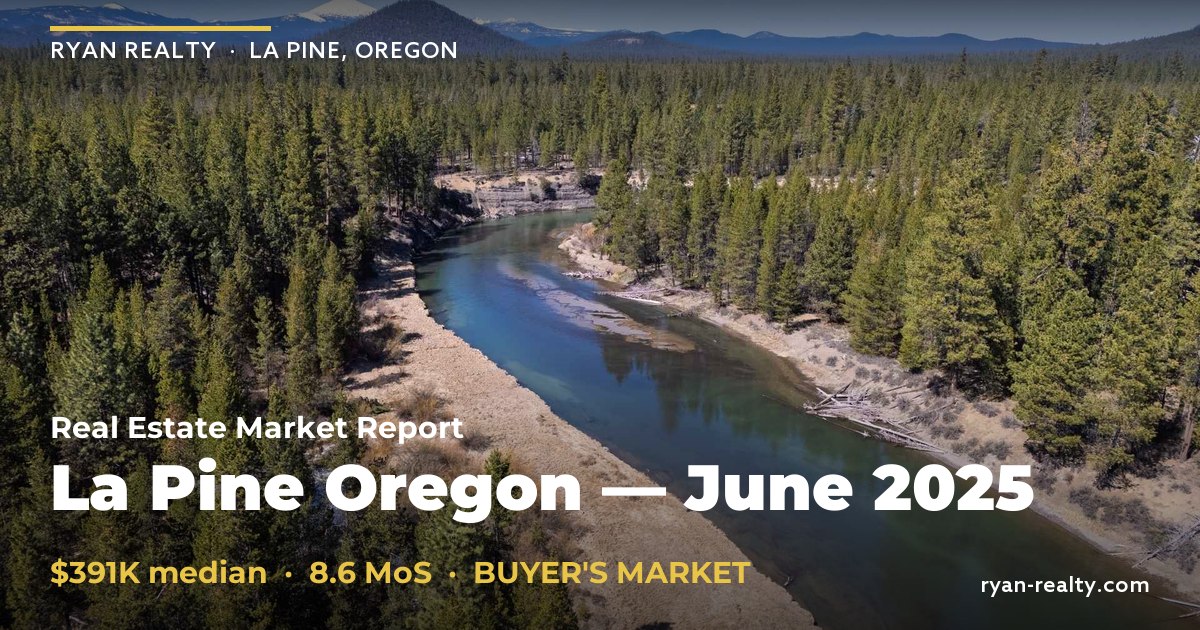 La Pine Oregon Market Report June 2025 | Ryan Realty — Ryan Realty