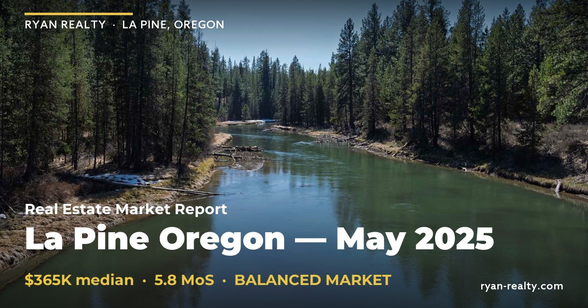 La Pine Oregon Market Report May 2025 | Ryan Realty — Ryan Realty