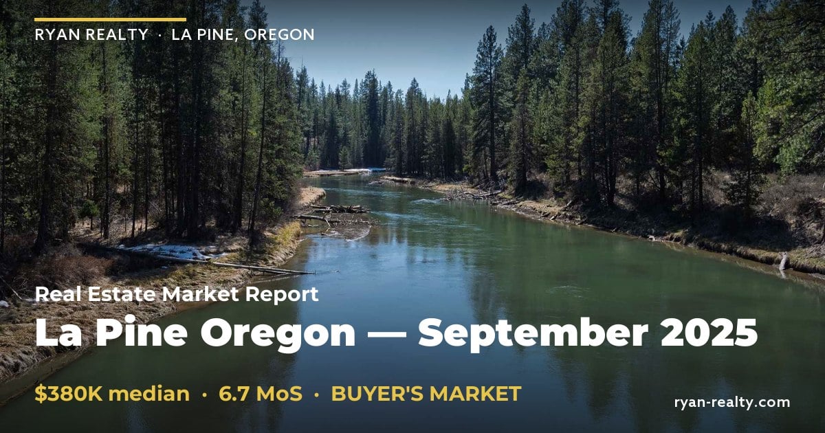 La Pine Oregon Market Report September 2025 | Ryan Realty — Ryan Realty