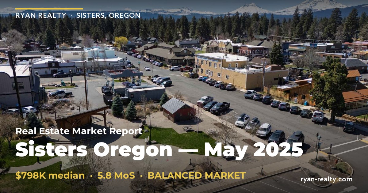 Sisters Oregon Market Report May 2025 | Ryan Realty — Ryan Realty