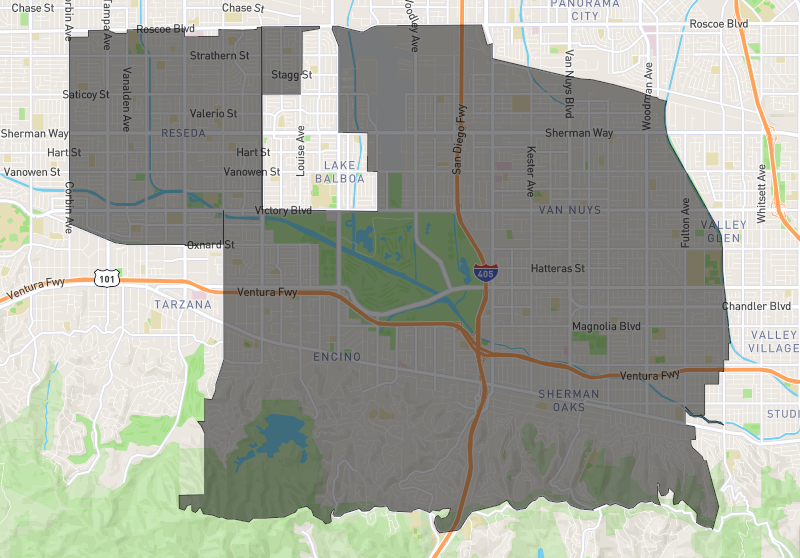 Sepulveda Basin Area