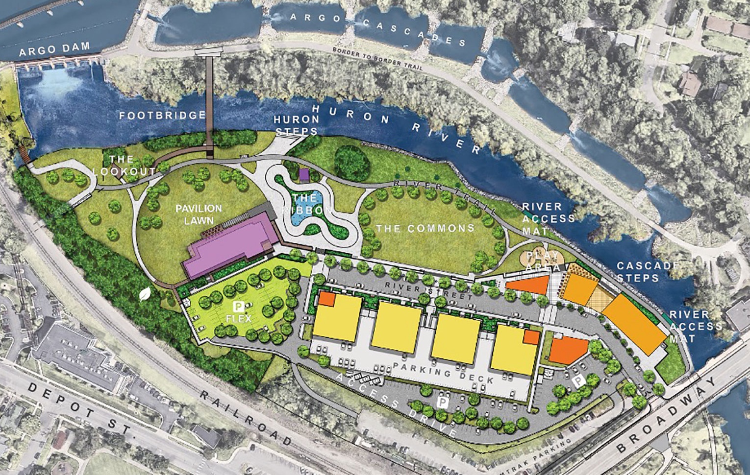 Broadway Park Site Rendering