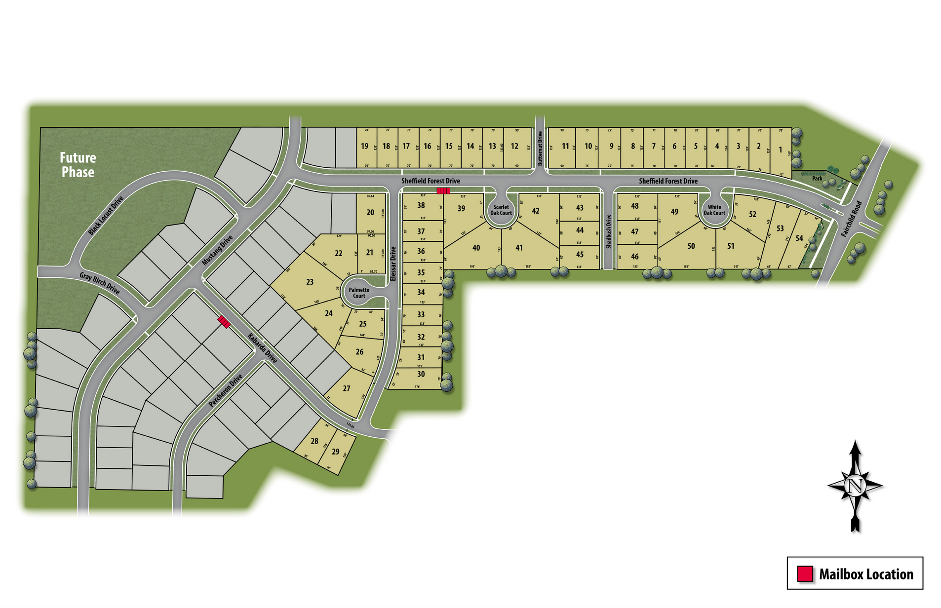 Sheffield Forest Site Plan